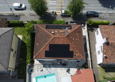 Impianto fotovoltaico residenziale su villetta