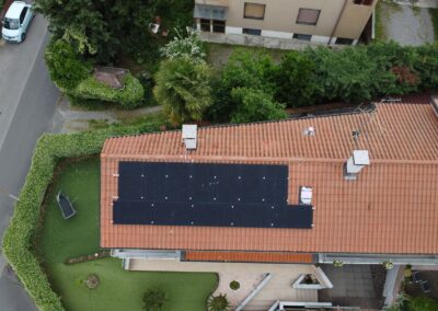 Impianto fotovoltaico residenziale su villa