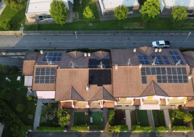 Impianto fotovoltaico residenziale su villette