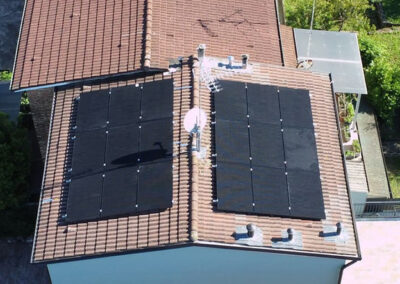 Impianto fotovoltaico residenziale su villetta
